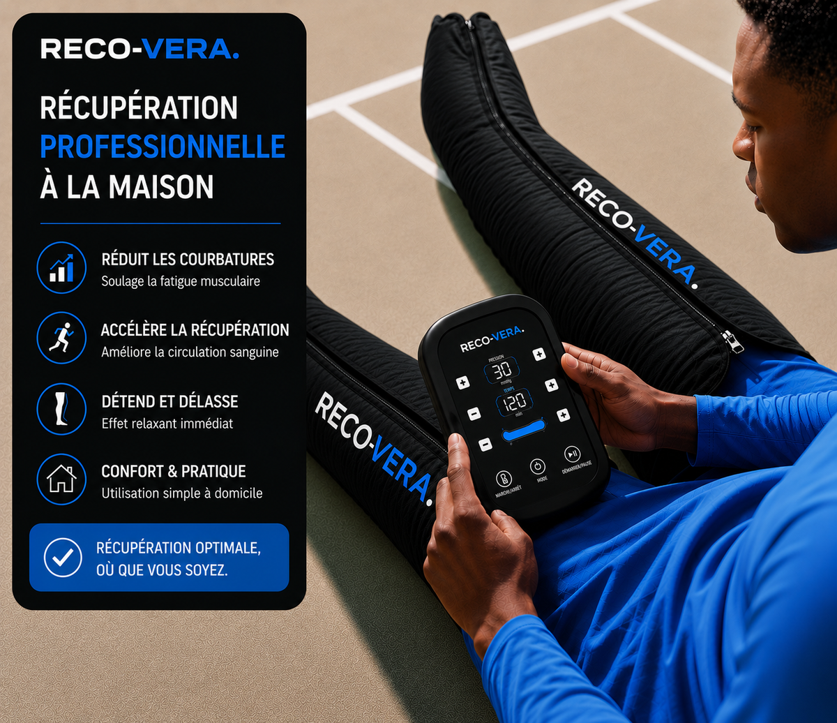 RECO-VERA Bottes de Massage par Compression 6 Chambres - Pack Complet