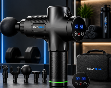 RECO-VERA Pistolet de Massage - Pack Complet