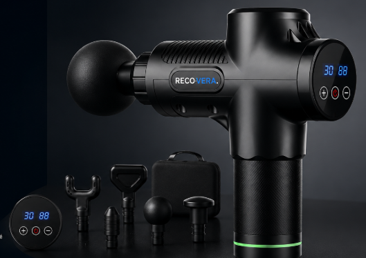 RECO-VERA Pistolet de Massage - Pack Complet